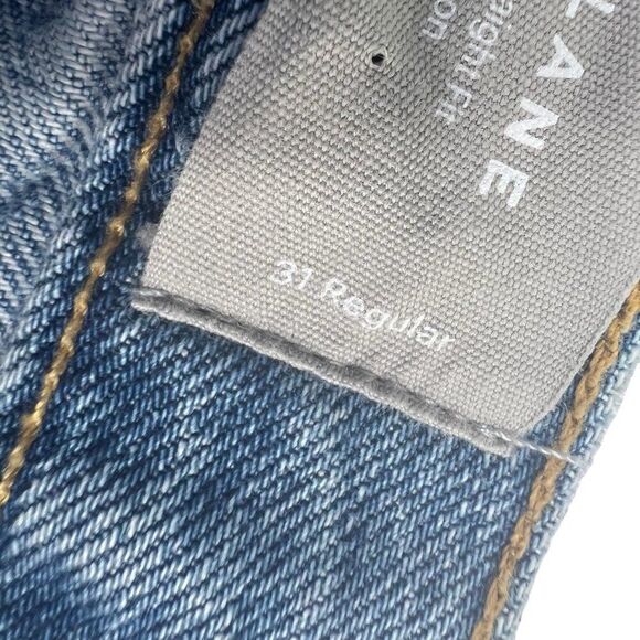 Everlane The Relaxed Straight Fit Organic Cotton Light Wash Jeans Size 31 - Picture 5 of 6